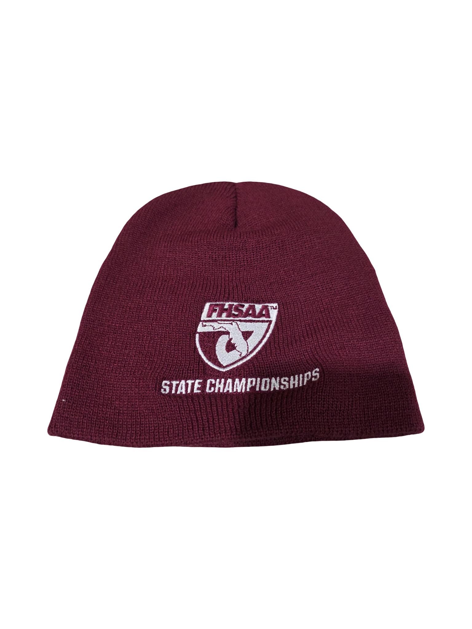 FHSAA Maroon Knit Beanie