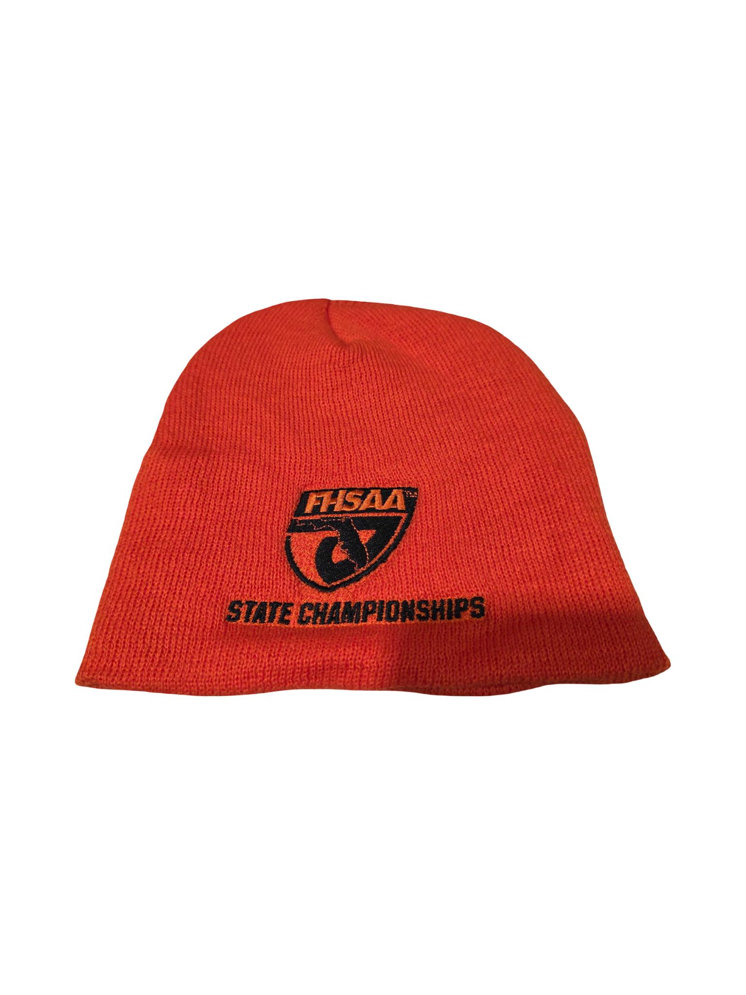 FHSAA Orange Knit Beanie