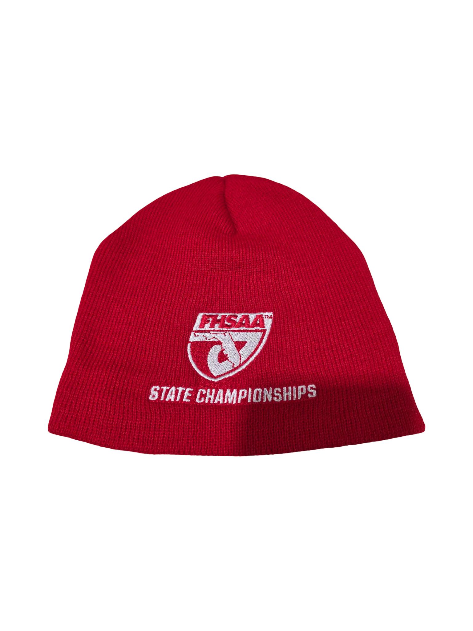 FHSAA Red Knit Beanie