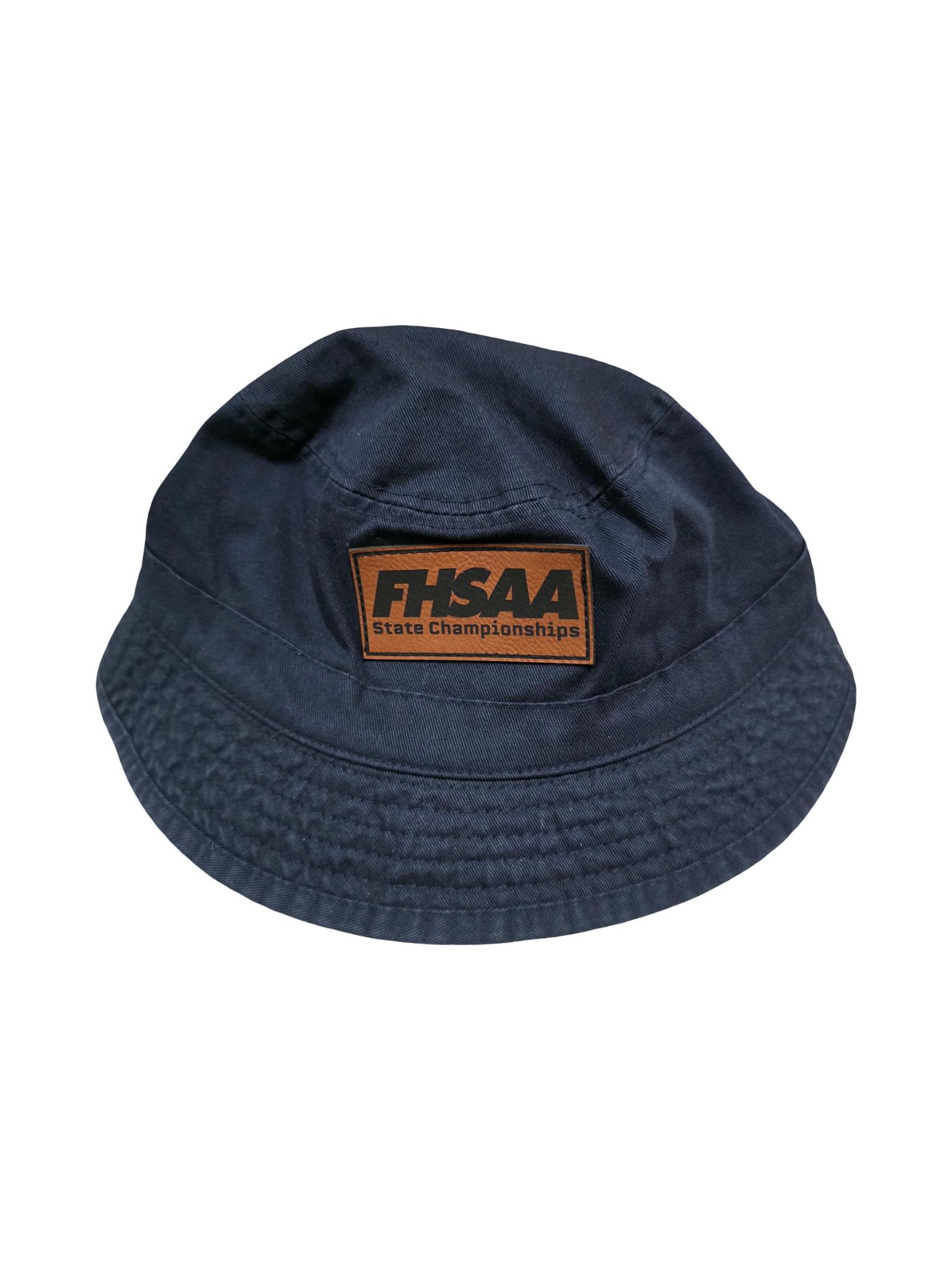 FHSAA State Championships Navy Bucket Hat Logo B