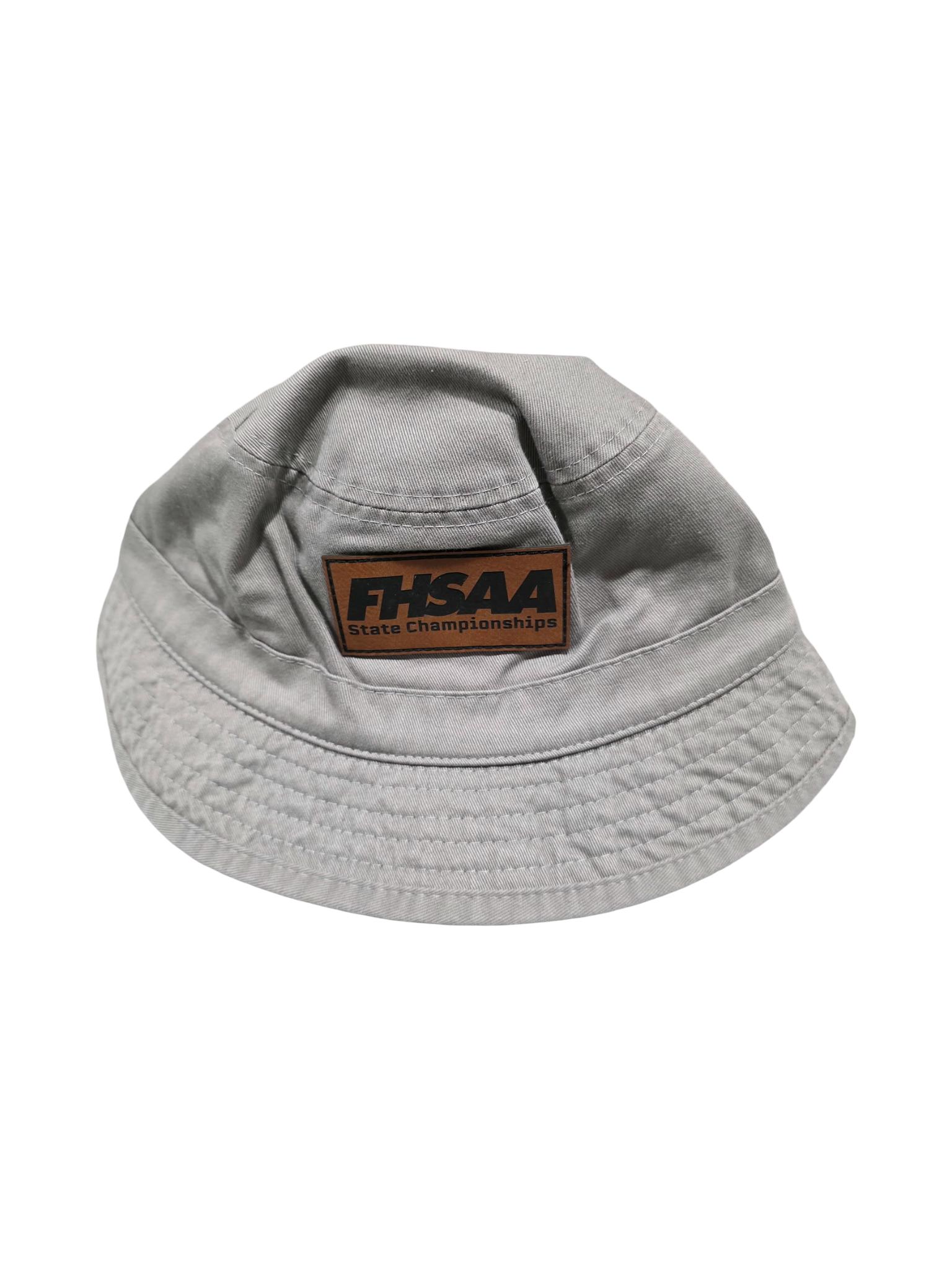 FHSAA State Championships Shadow Grey Bucket Hat Logo B