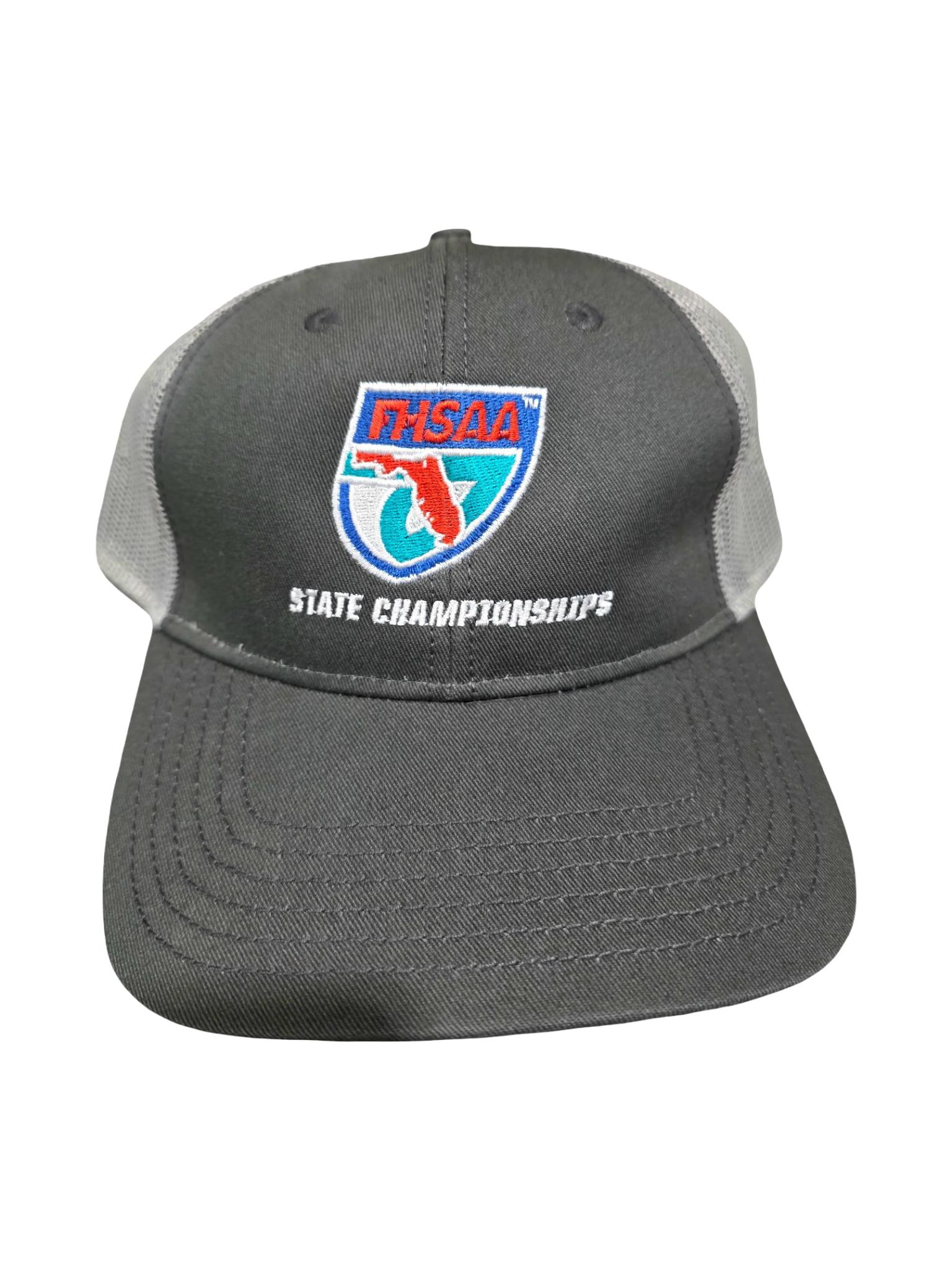 FHSAA Charcoal & White Structured Hat