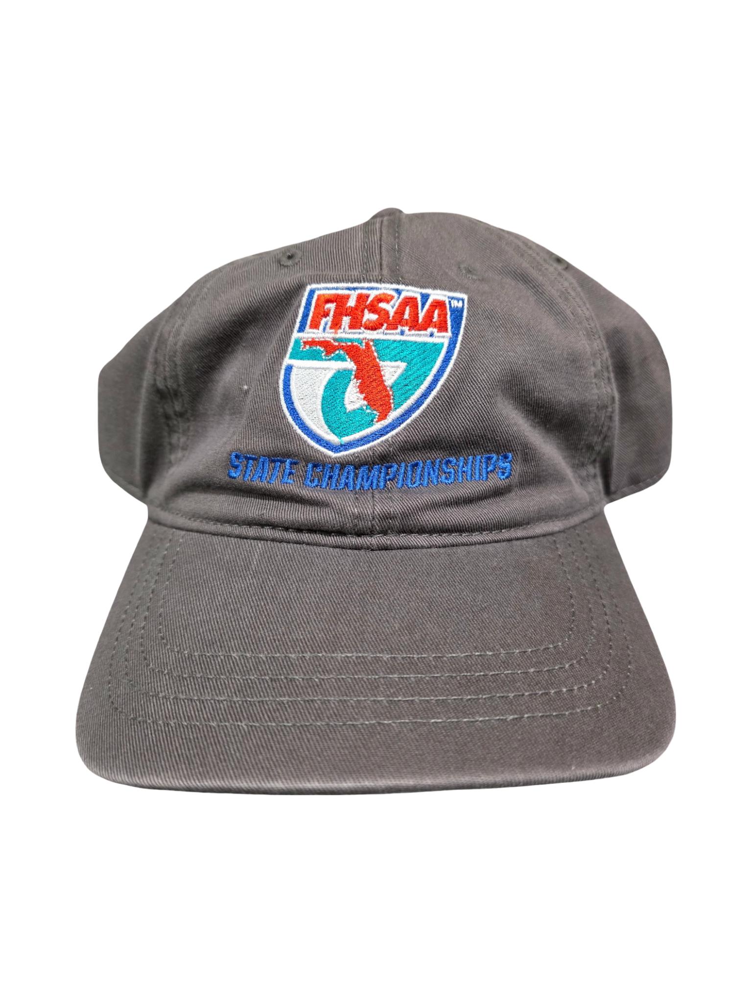 FHSAA State Championships Charcoal Adjustable Hat