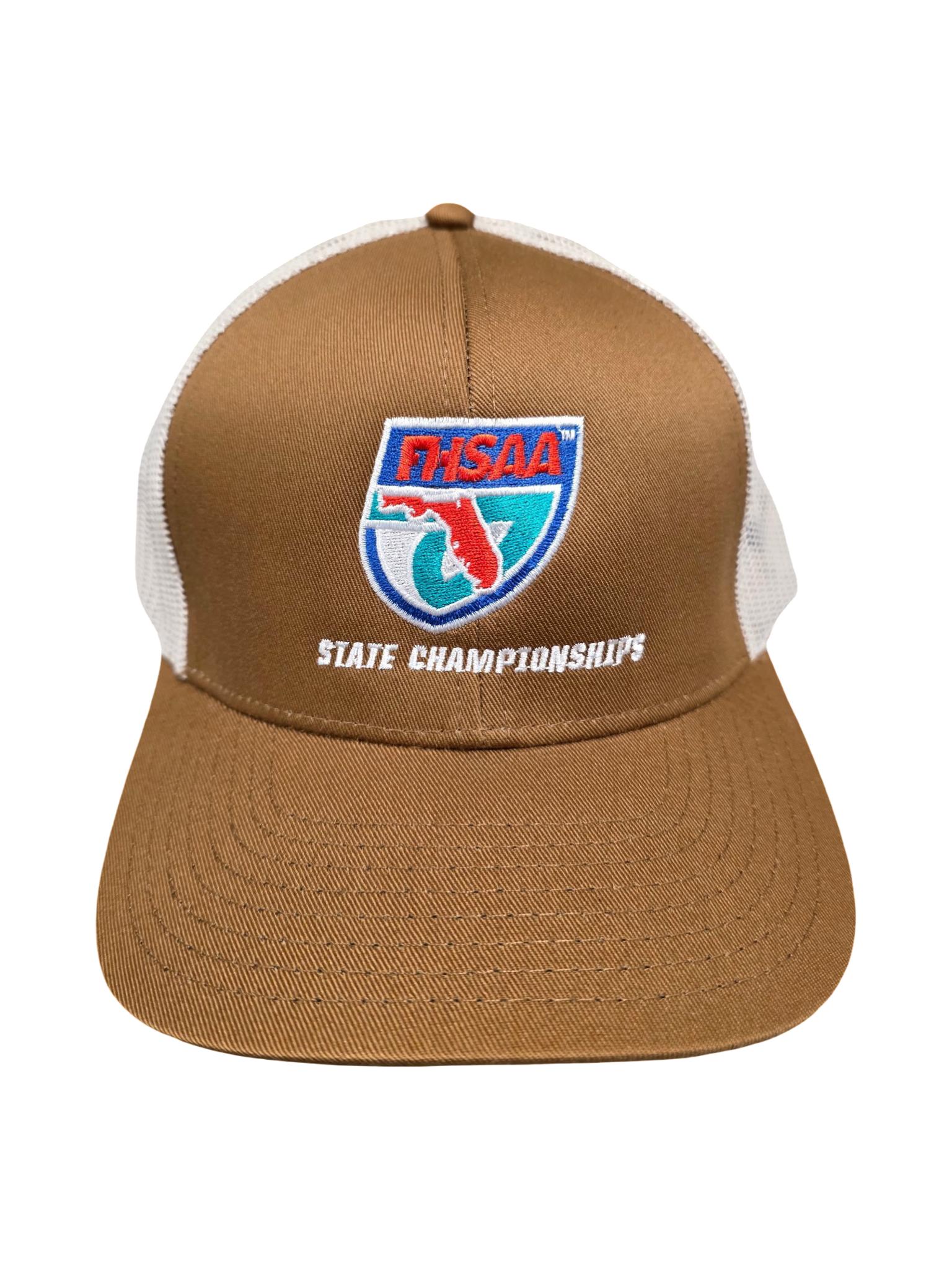 FHSAA Duck Brown & White Structured Hat