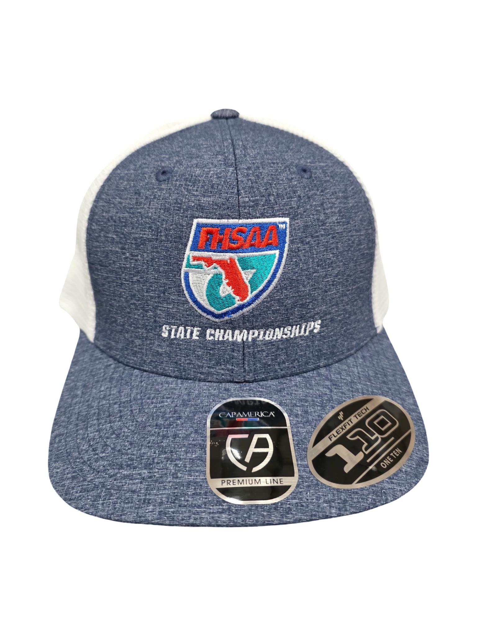FHSAA Graphite Heather & White Structured Hat