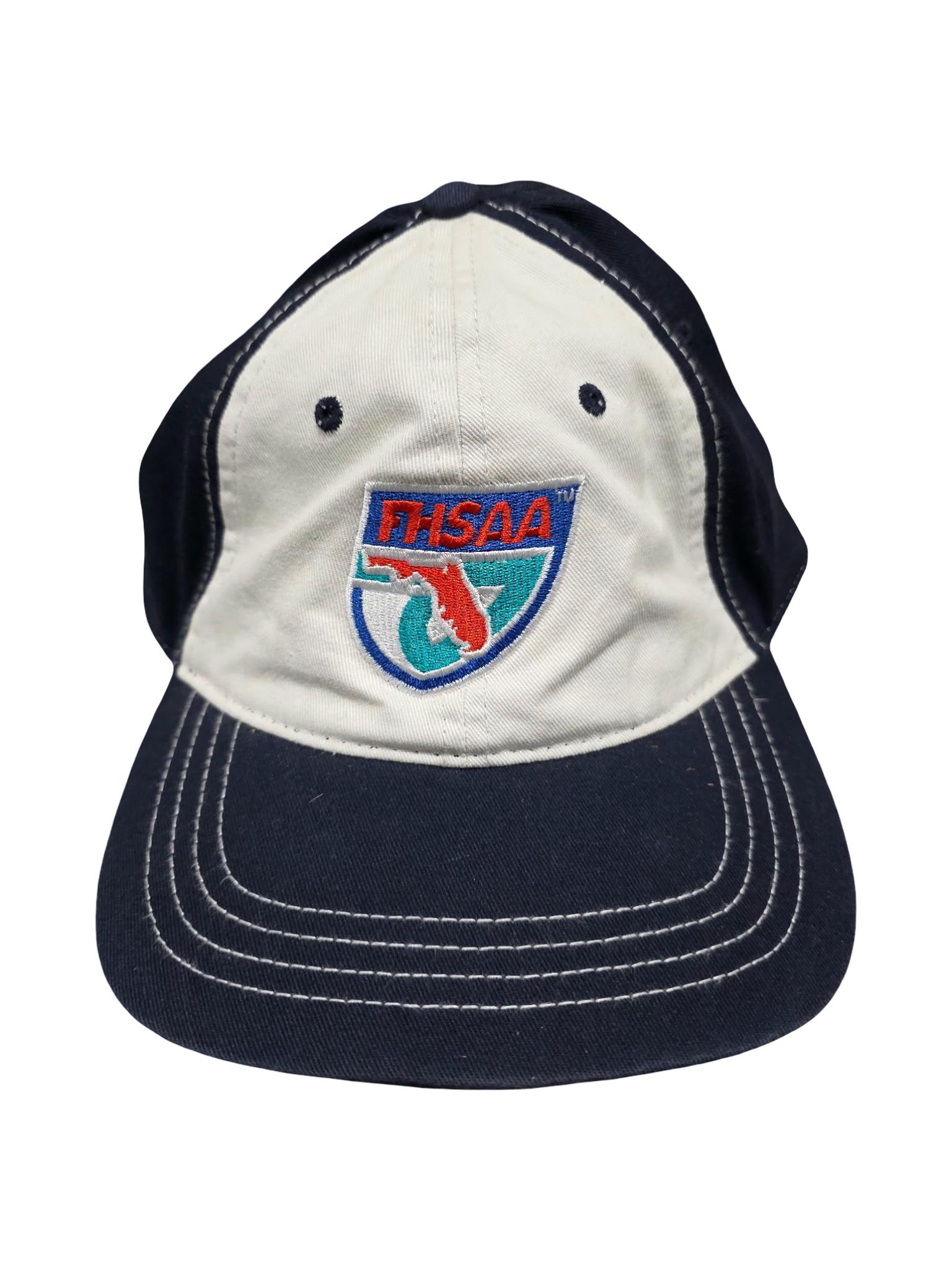 FHSAA Navy & White Adjustable Hat