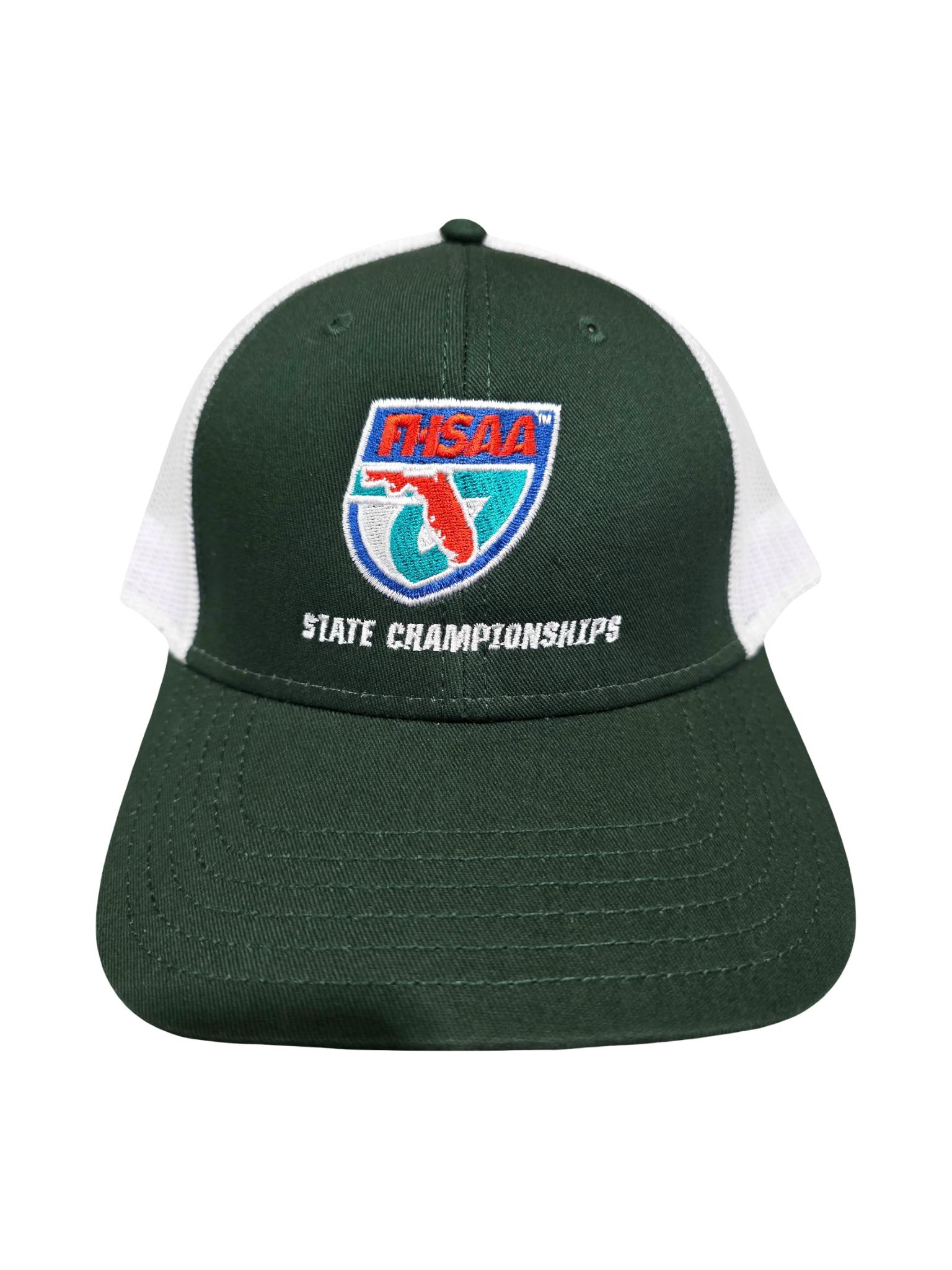 FHSAA Forest & White Structured Hat