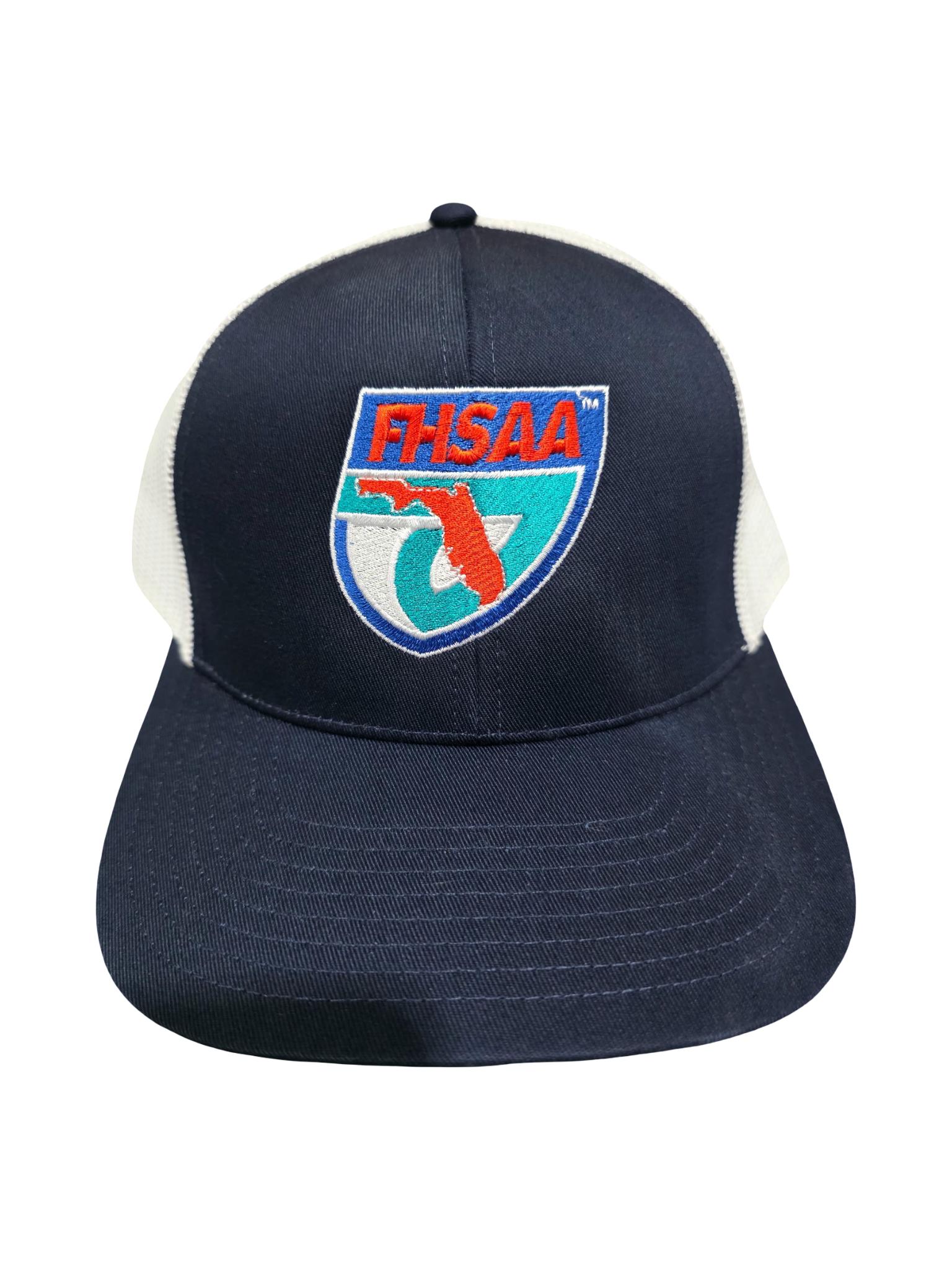 FHSAA Navy & White Structured Hat