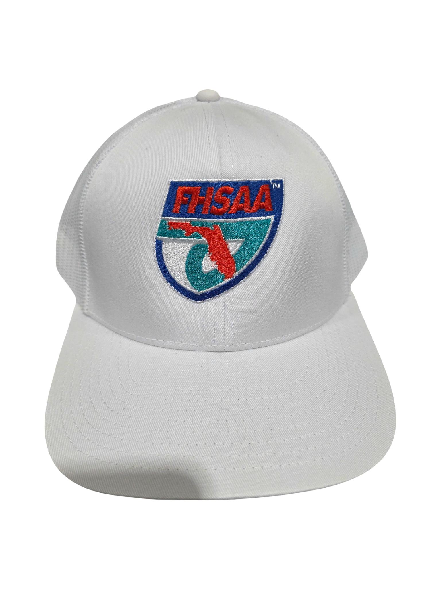 FHSAA State Championships White Adjustable Hat Logo A
