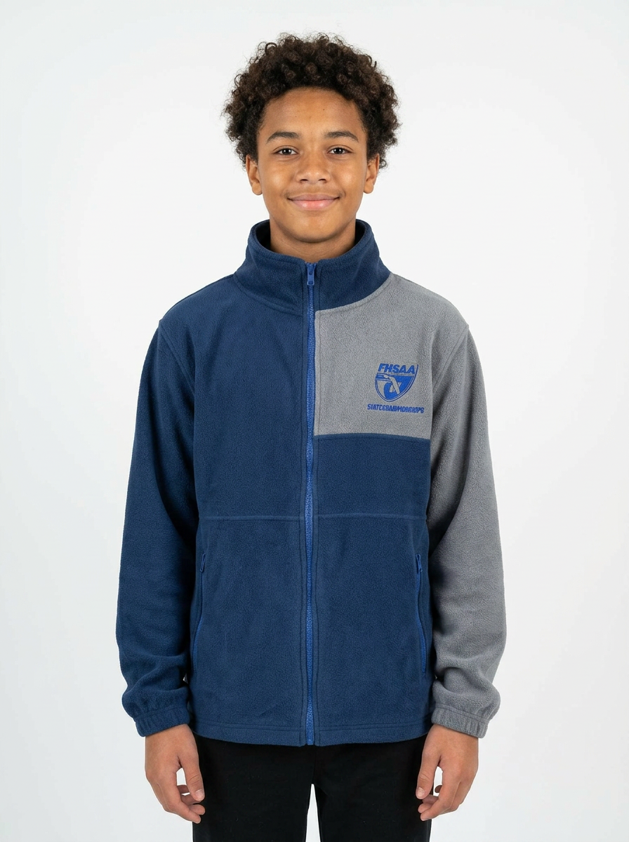 FHSAA State Championships Navy Full-Zip Fleece Jacket