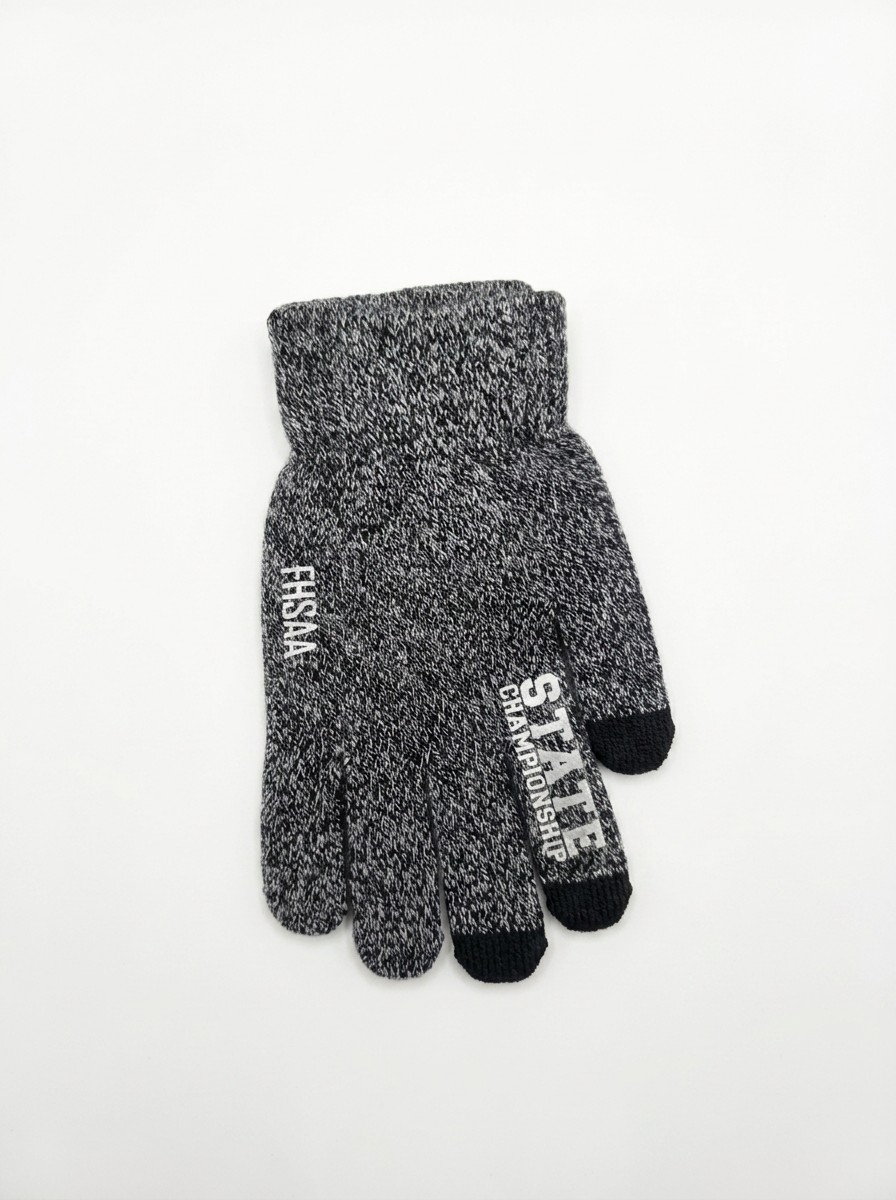 FHSAA State Championships Sport Grey Knit Gloves