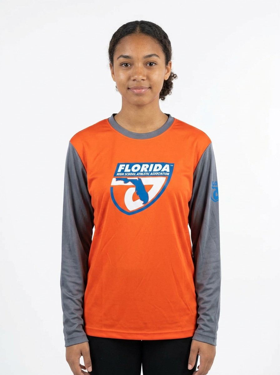 FHSAA State Championships Orange Performance Long Sleeve Shirt