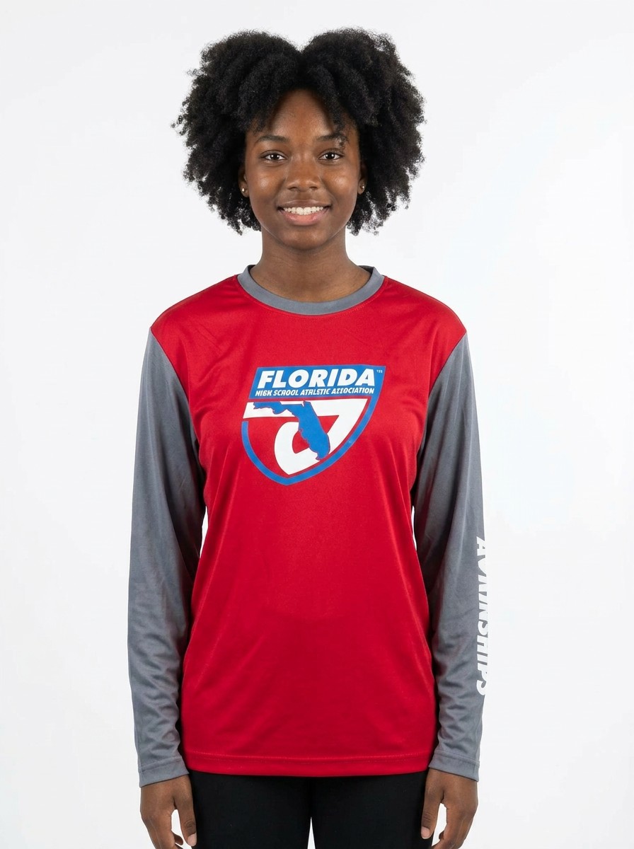 FHSAA State Championships Red Performance Long Sleeve Shirt