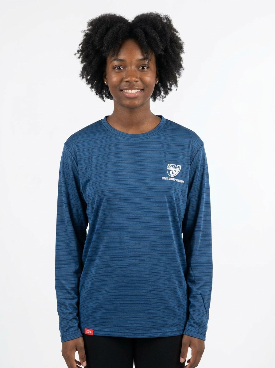 FHSAA State Championships Navy Performance Long Sleeve Shirt