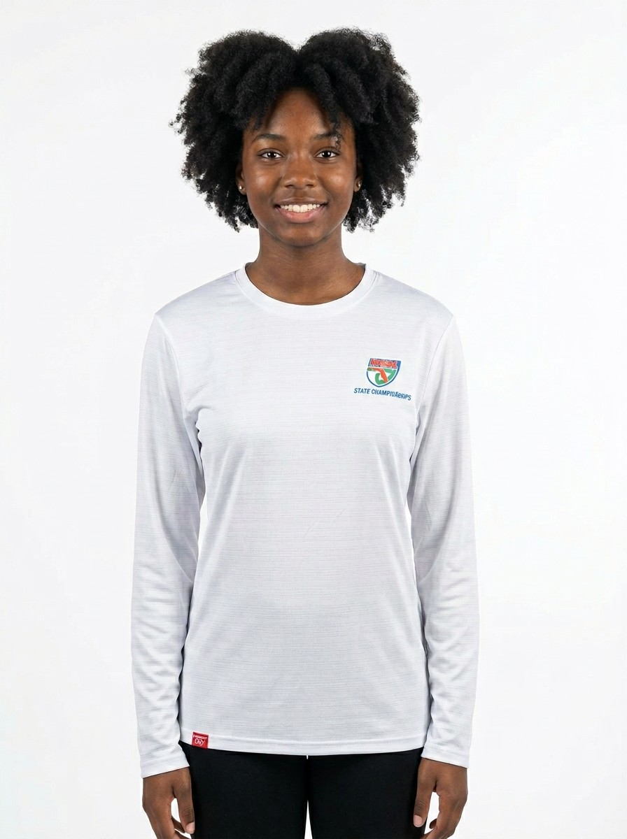 FHSAA State Championships White Performance Long Sleeve Shirt