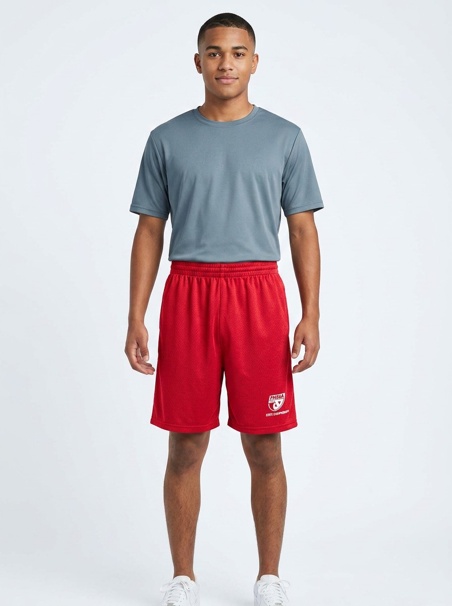FHSAA State Championships Red Performance Mesh Shorts