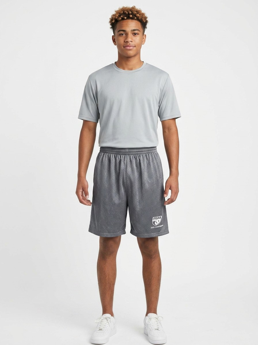 FHSAA State Championships Grey Performance Mesh Shorts