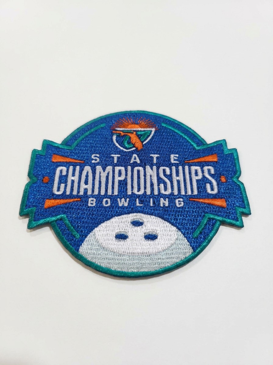 FHSAA Bowling State Championships Embroidered Patch