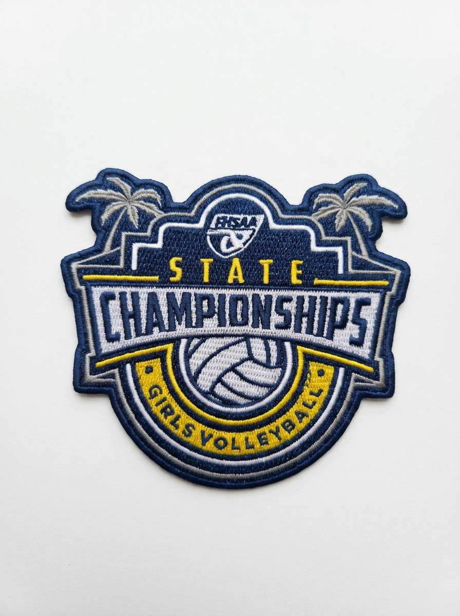 FHSAA Grils Volleyball State Championships Embroidered Patch
