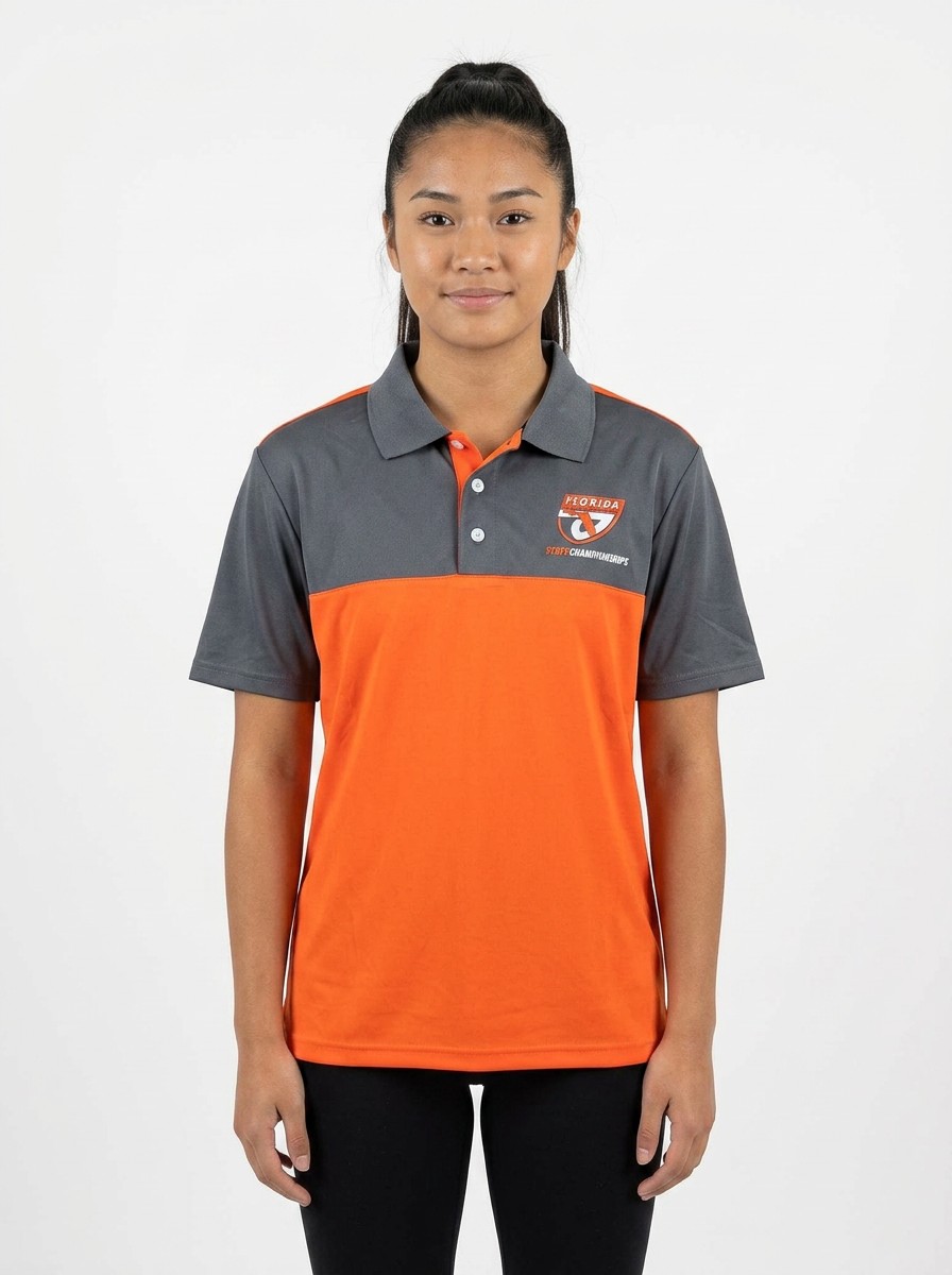 FHSAA State Championships Orange Performance Polo