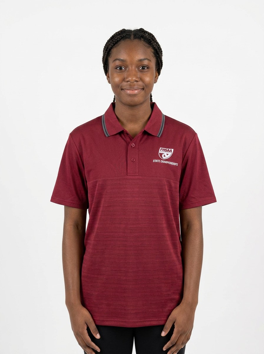 FHSAA State Championships Maroon Performance Polo