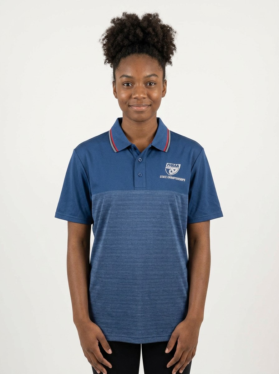FHSAA State Championships Navy Performance Polo