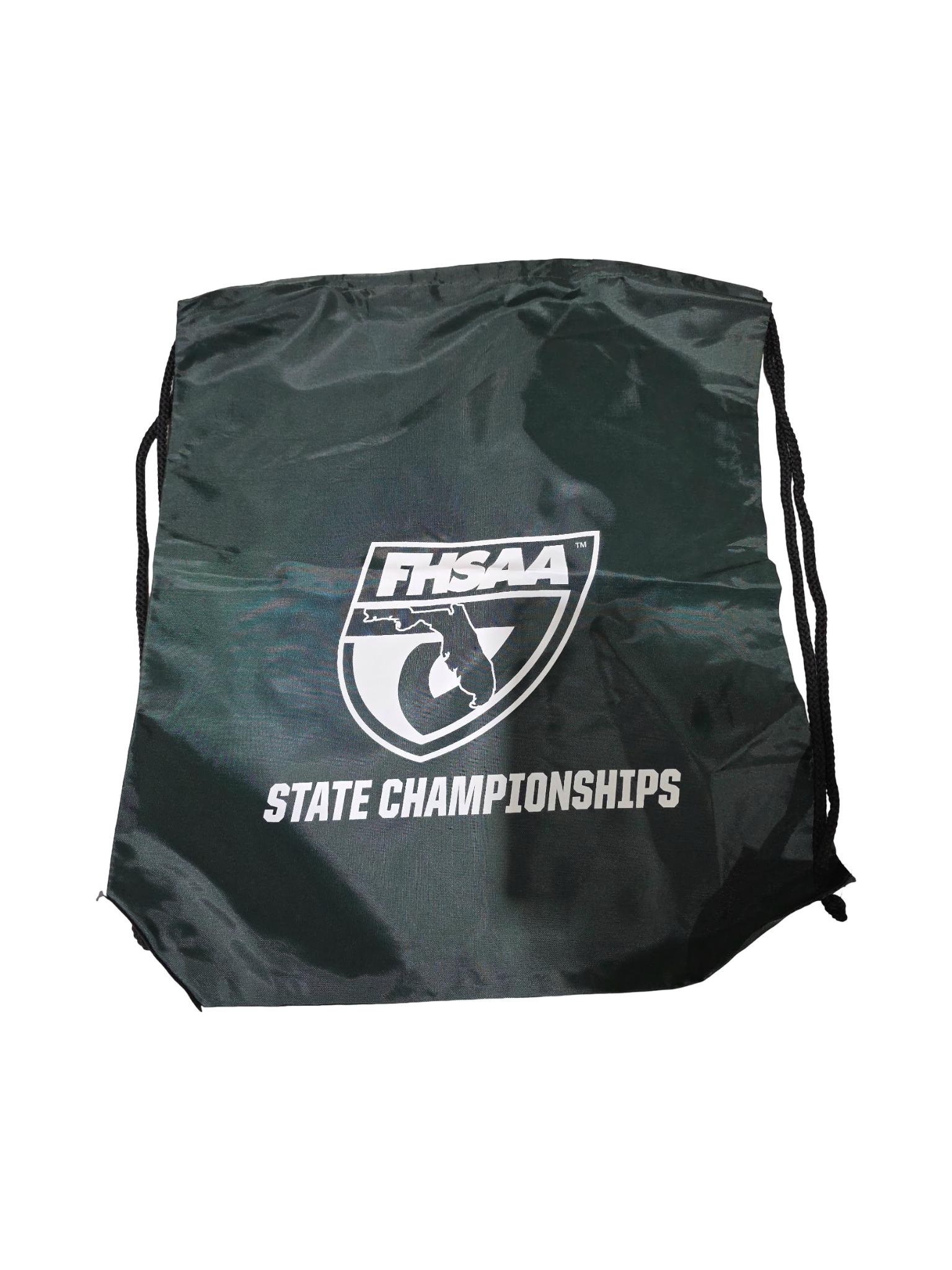 FHSAA State Championships Dark Green Cinch Sack