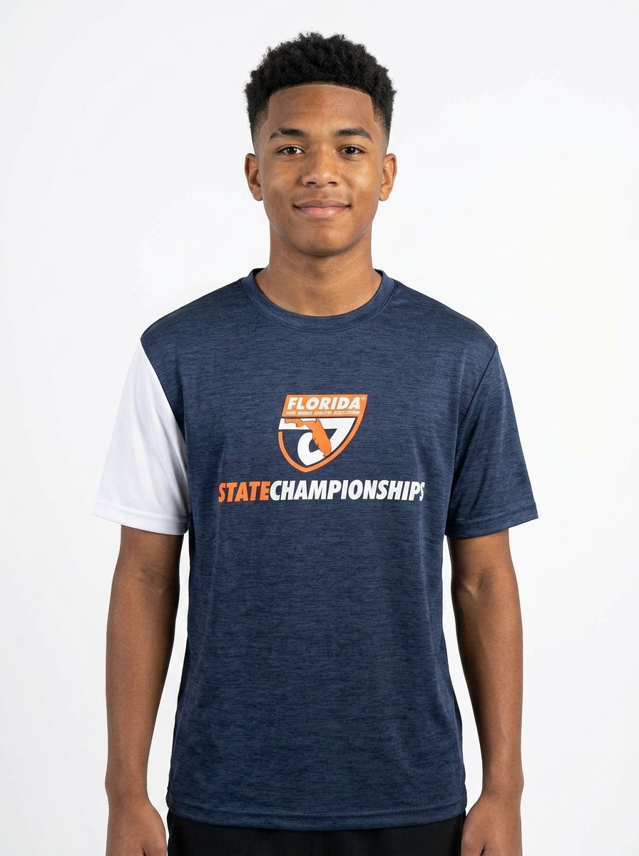 FHSAA State Championships Navy Performance T-Shirt