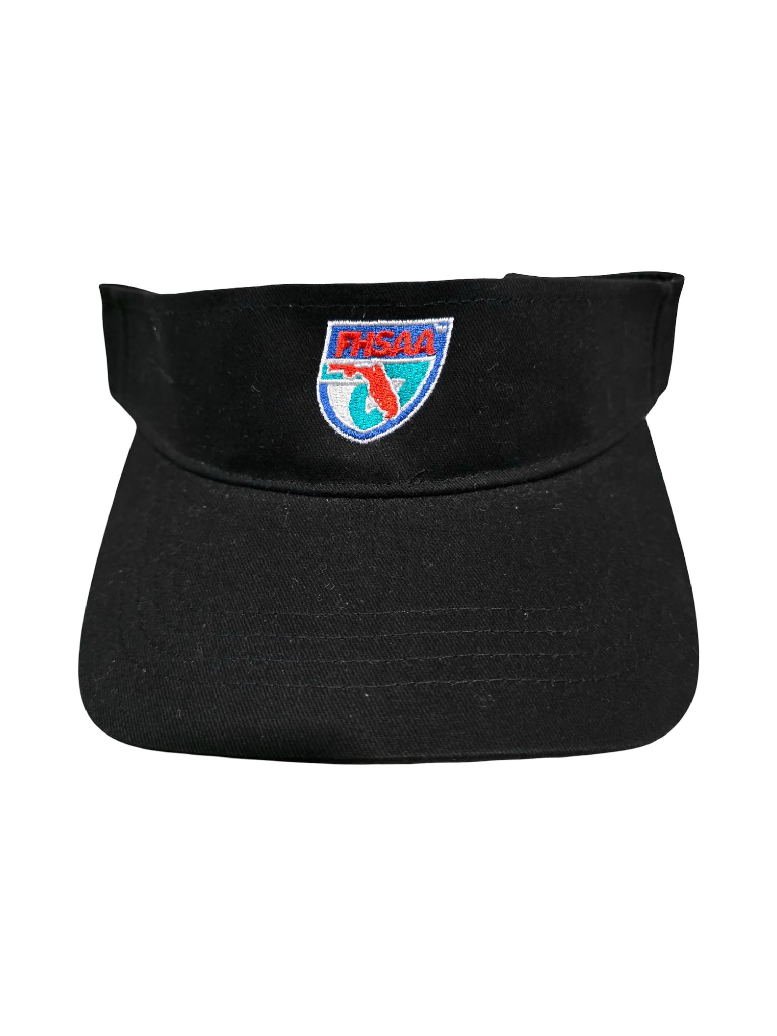 FHSAA State Championship Black Visor Logo A