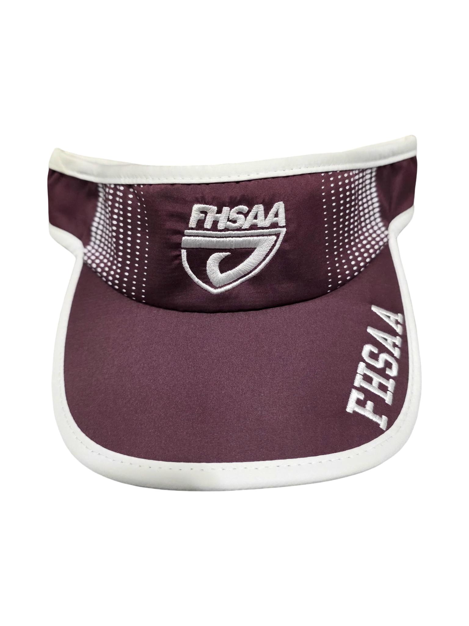 FHSAA State Championship White & Berry Visor