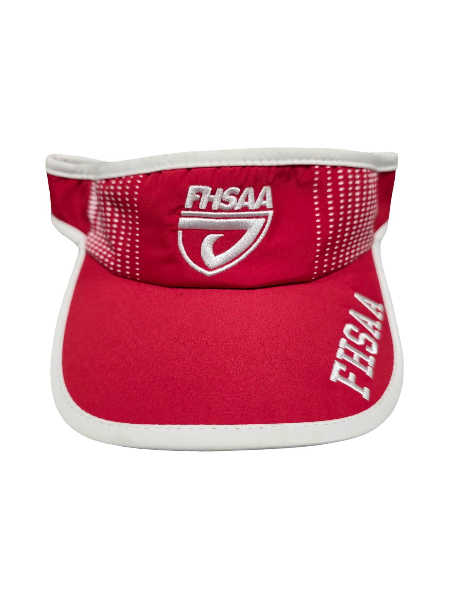 FHSAA State Championship White & Red Visor