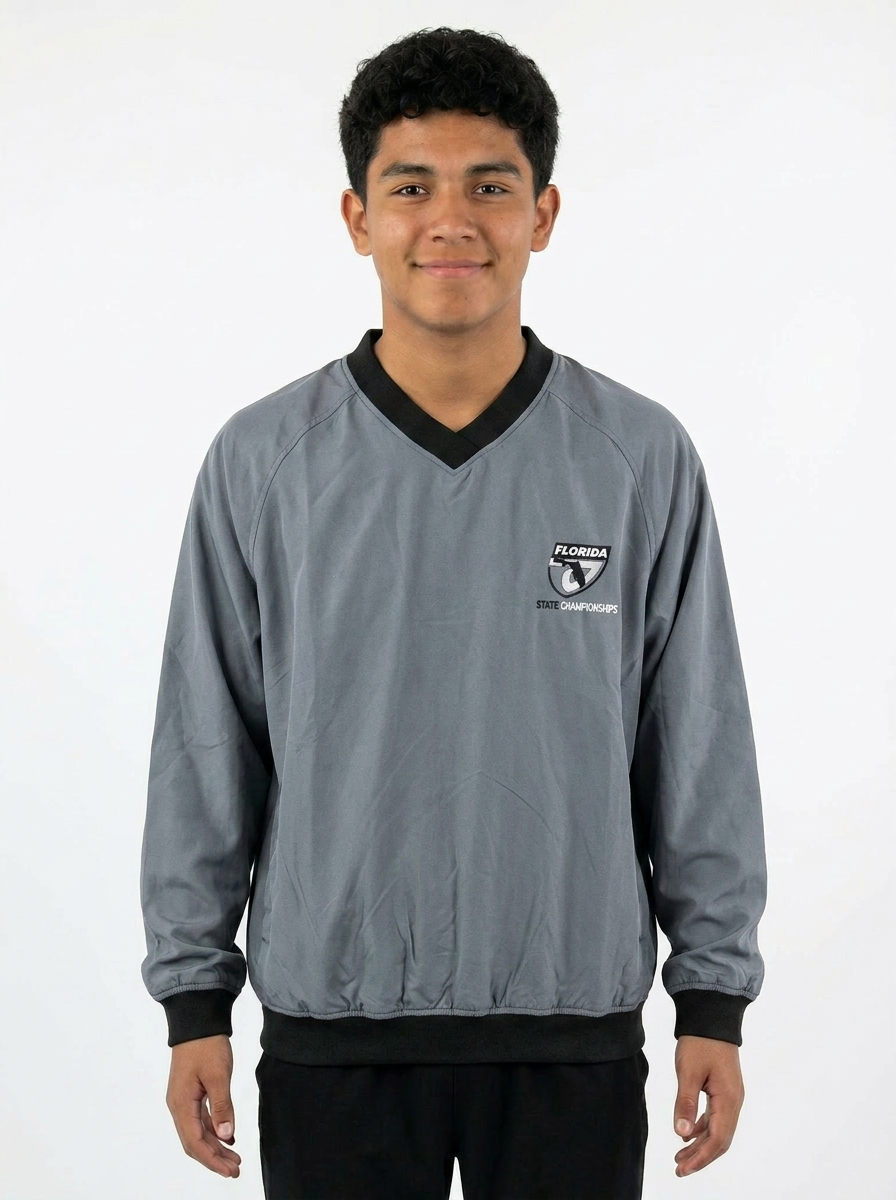 FHSAA State Championships Silver Performance Windbreaker Pullover